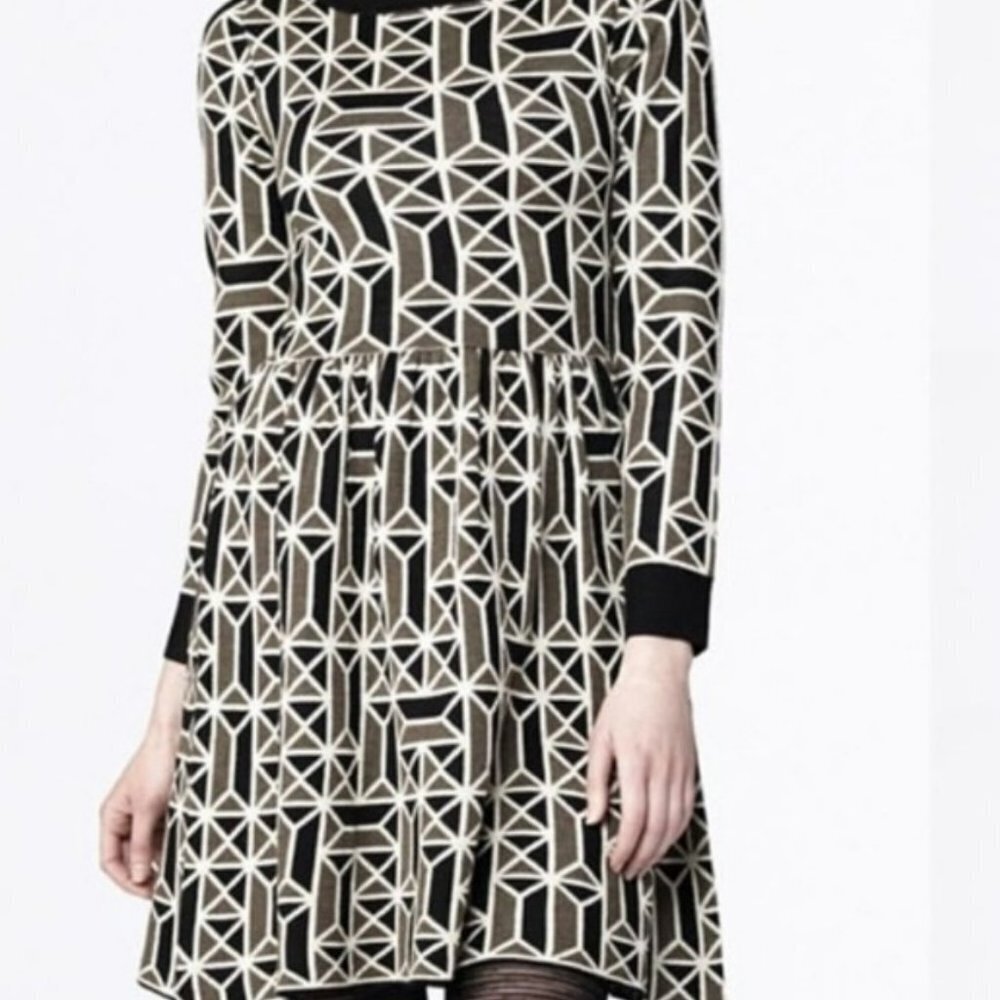 Dear Creatures Jennifer Geometric Sweater Dress - Picture 2 of 15